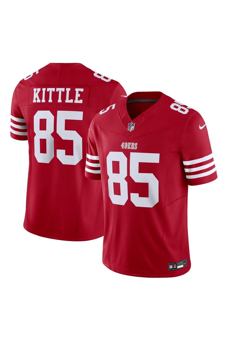Men's Nike George Kittle Scarlet San Francisco 49ers Vapor F.U.S.E. Limited Jersey, Main, color, Scarlet