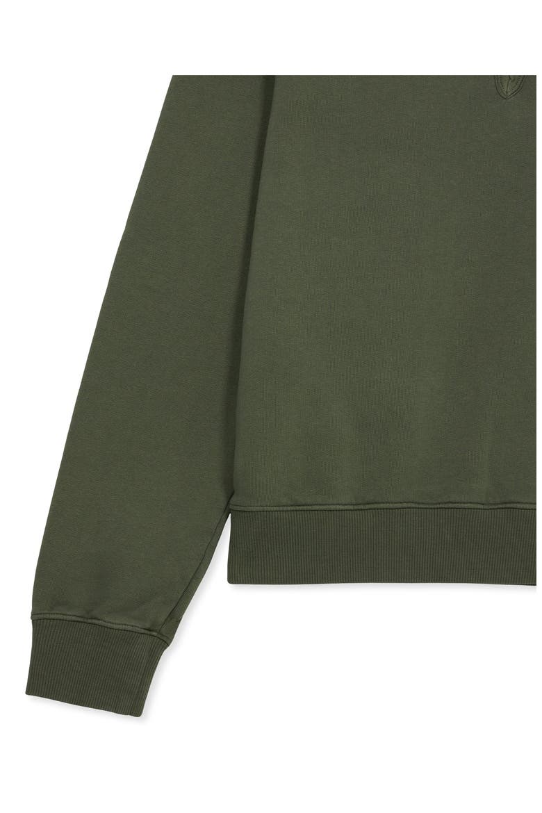 Zip-Up Sweatshirt with Pocket, Alternate, color, OIL