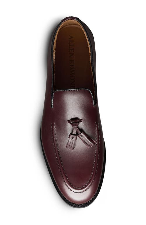 Allen Edmonds Rand Tassel Loafer In Burgundy