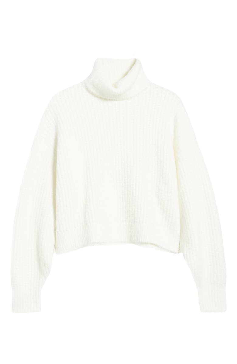 BP. Fuzzy Turtleneck Sweater, Alternate, color, Ivory