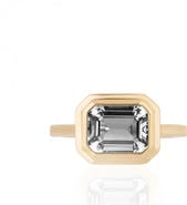 GOSHWARA Manhattan Emerald Cut Ring