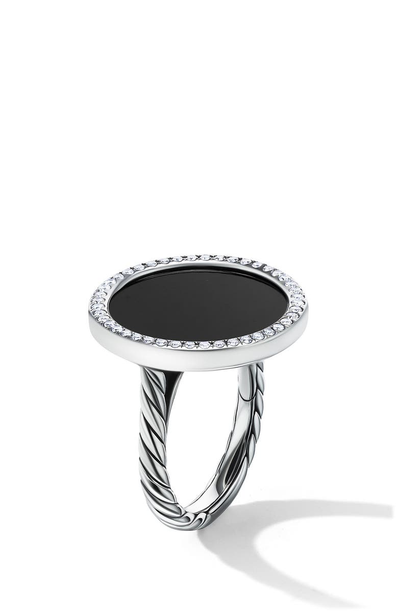David Yurman DY Elements Ring with Pavé Diamonds, Alternate, color,
