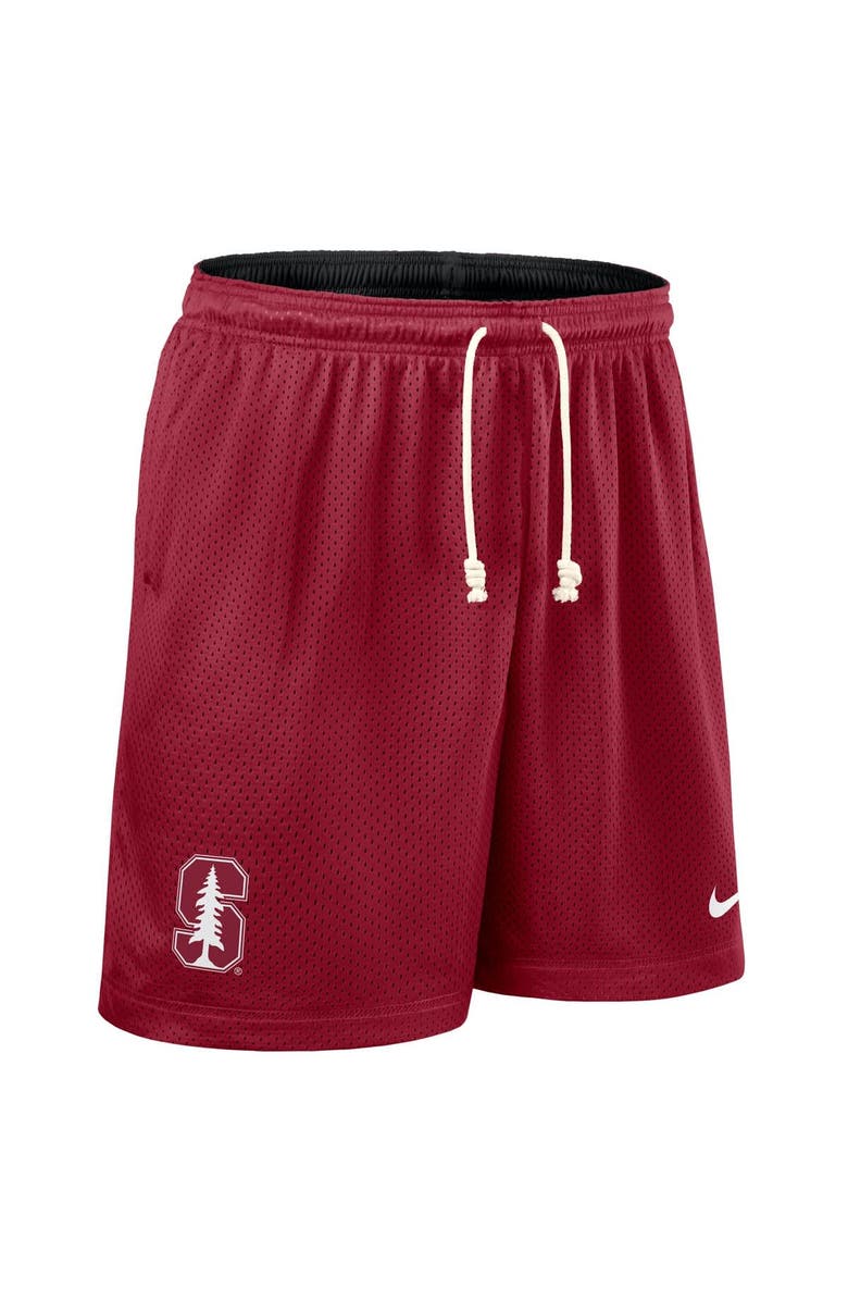 Nike Men's Nike Cardinal/Black Stanford Cardinal 2025 Sideline Reversible Performance Shorts, Alternate, color, 