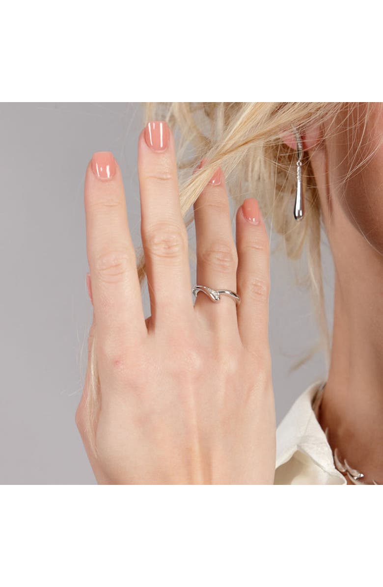 Lucy Quartermaine Skinny Drip Ring, Alternate, color, Sterling Silver