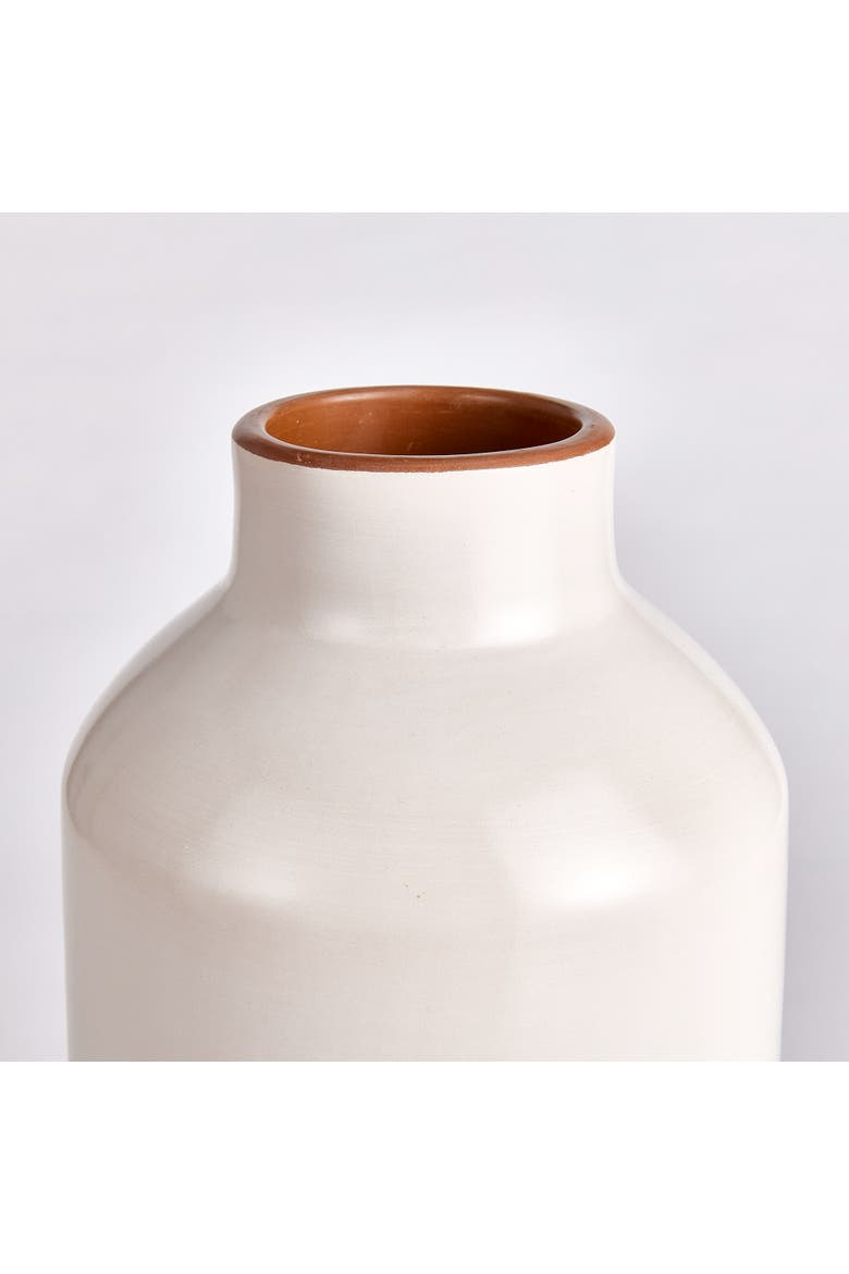 Lucela Bottle Vase, Alternate, color, White