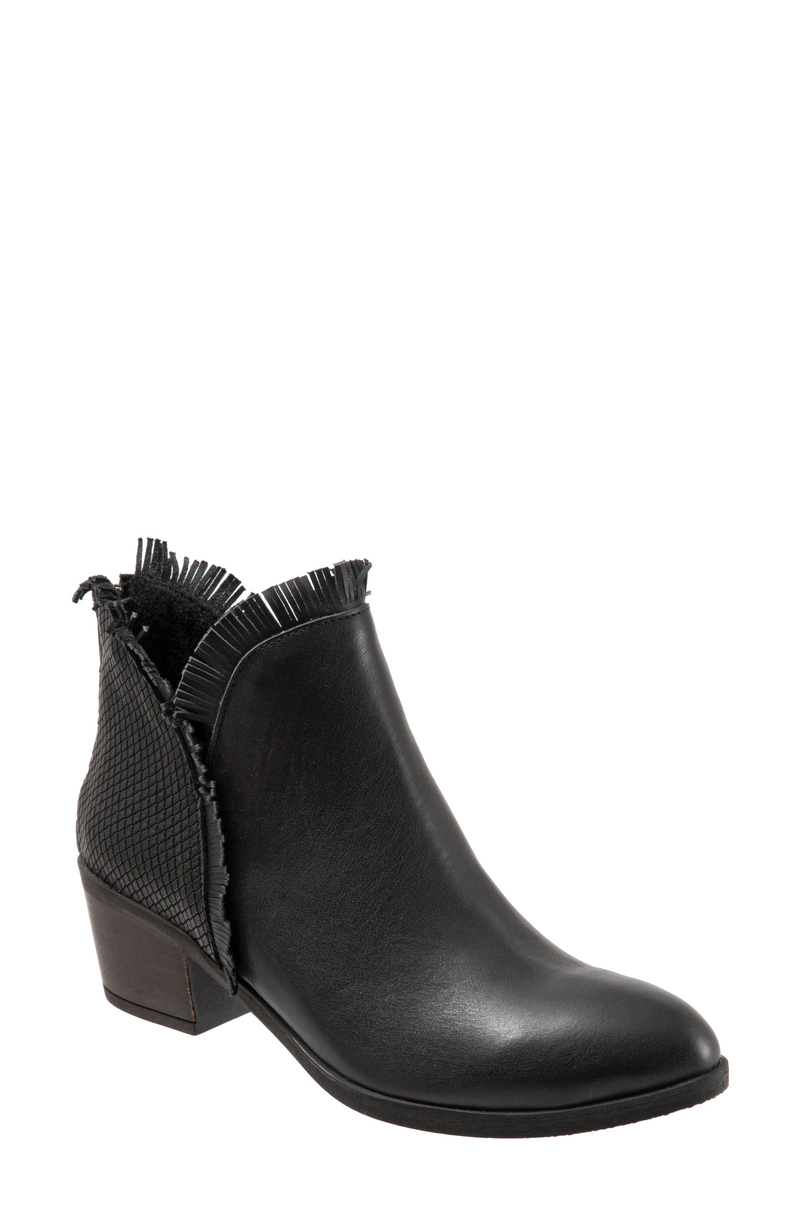 Cathy Bootie, Main, color, BLACK SNAKE LEATHER