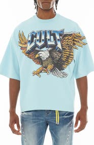 Cult of Individuality Eagle Oversize Graphic T-Shirt
