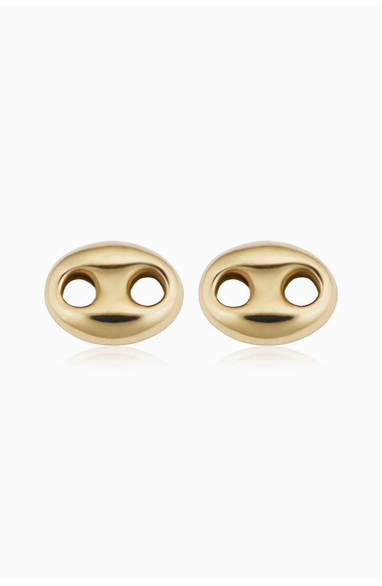 Oradina 14K Yellow Gold Majestic Mariner Studs, Main, color, Yellow Gold