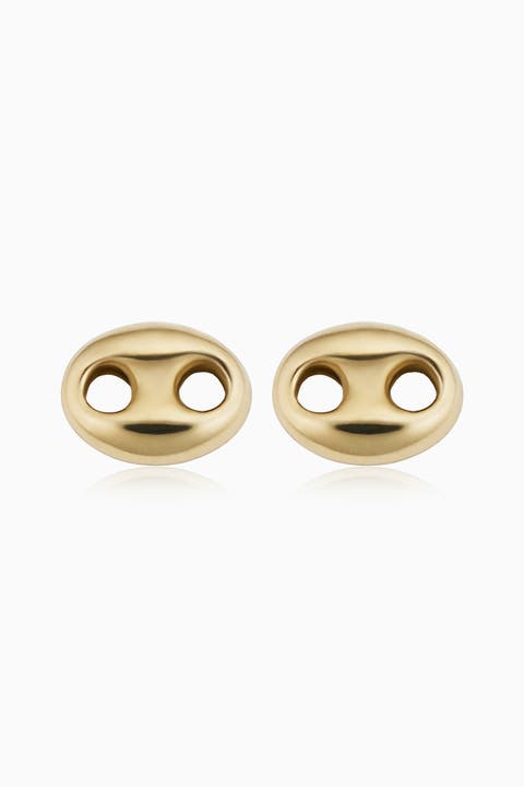 14K Yellow Gold Majestic Mariner Studs