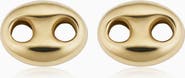 Oradina 14K Yellow Gold Majestic Mariner Studs