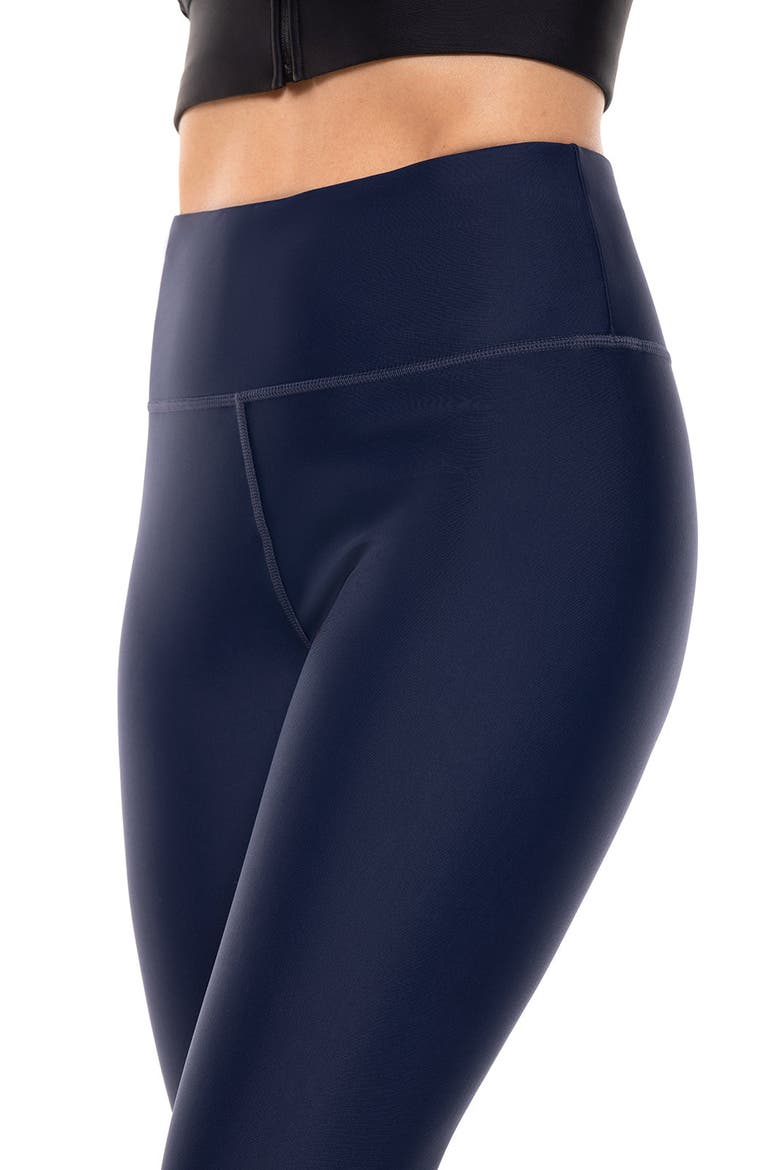 Ocean Sculpt High Rise Capris, UPF 50+ Sun Protection, Alternate, color, Navy