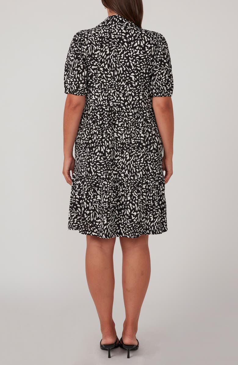 Estelle Abstract Spot Shirtdress, Alternate, color, Print