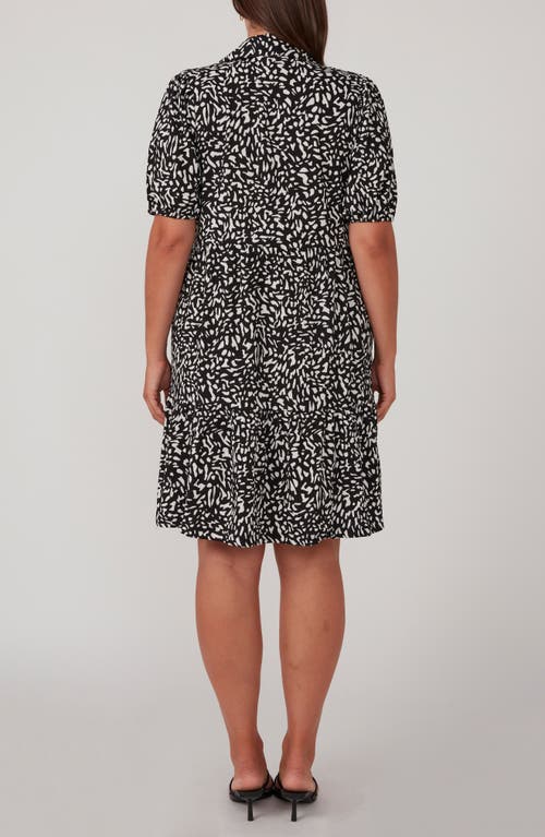 Estelle Abstract Spot Shirtdress In Print