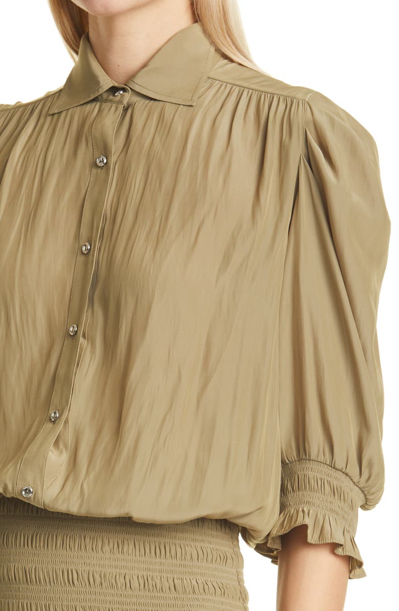 Ramy Brook Royce Smock Waist Shirtdress, Alternate, color, 