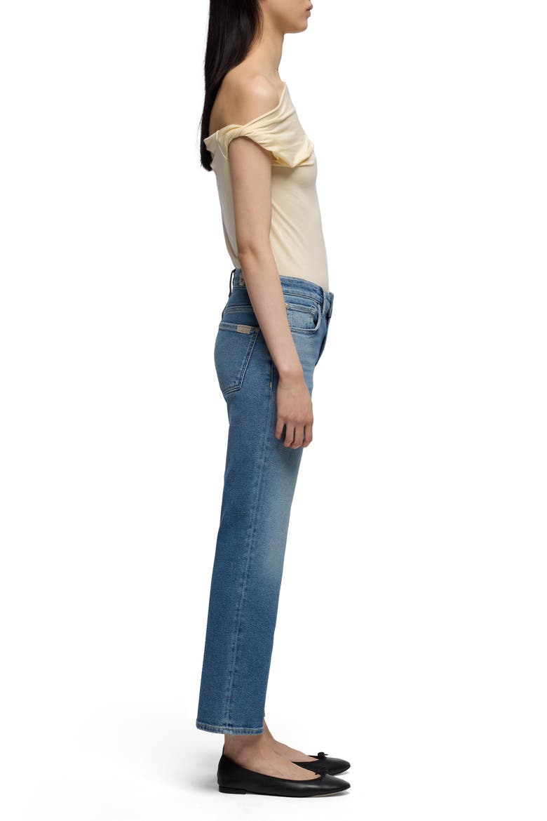 Calie Ankle Straight Leg Jeans, Alternate, color, AQUASHADE