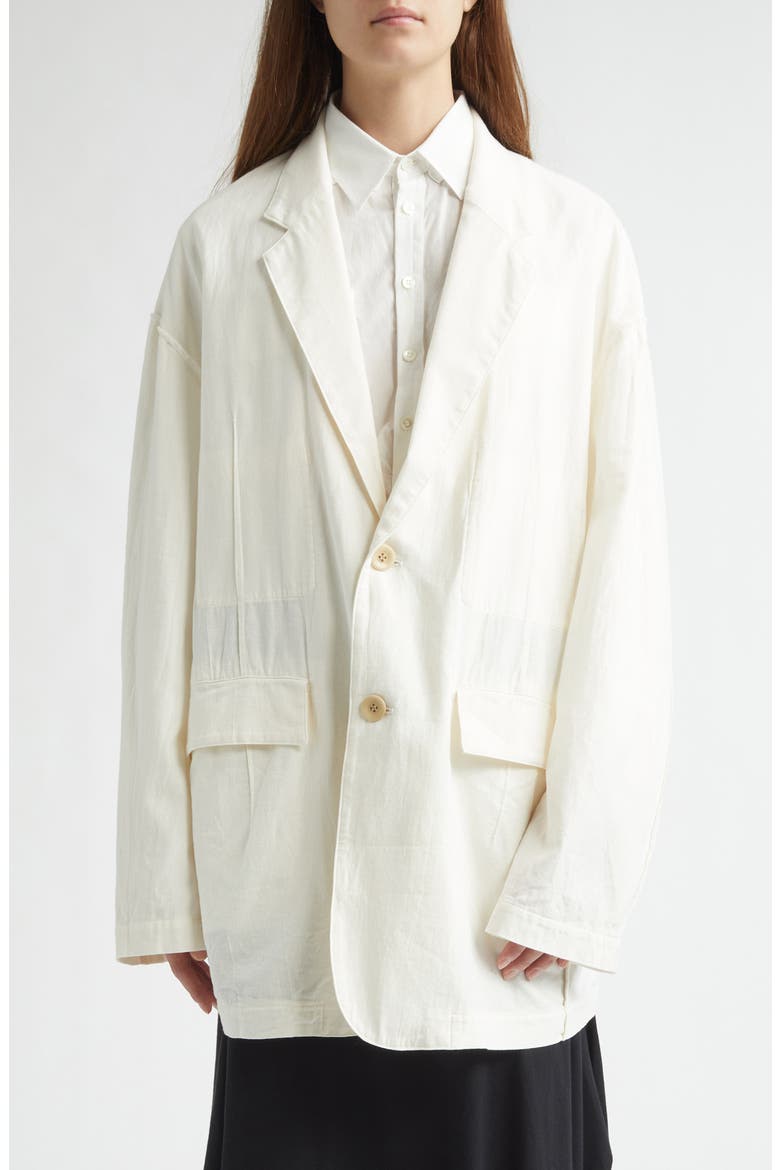 Cotton & Cashmere Jacket, Main, color, IVORY