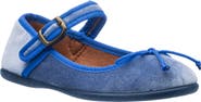 Elephantito Kids' Elis Velvet Ballerina Mary Jane