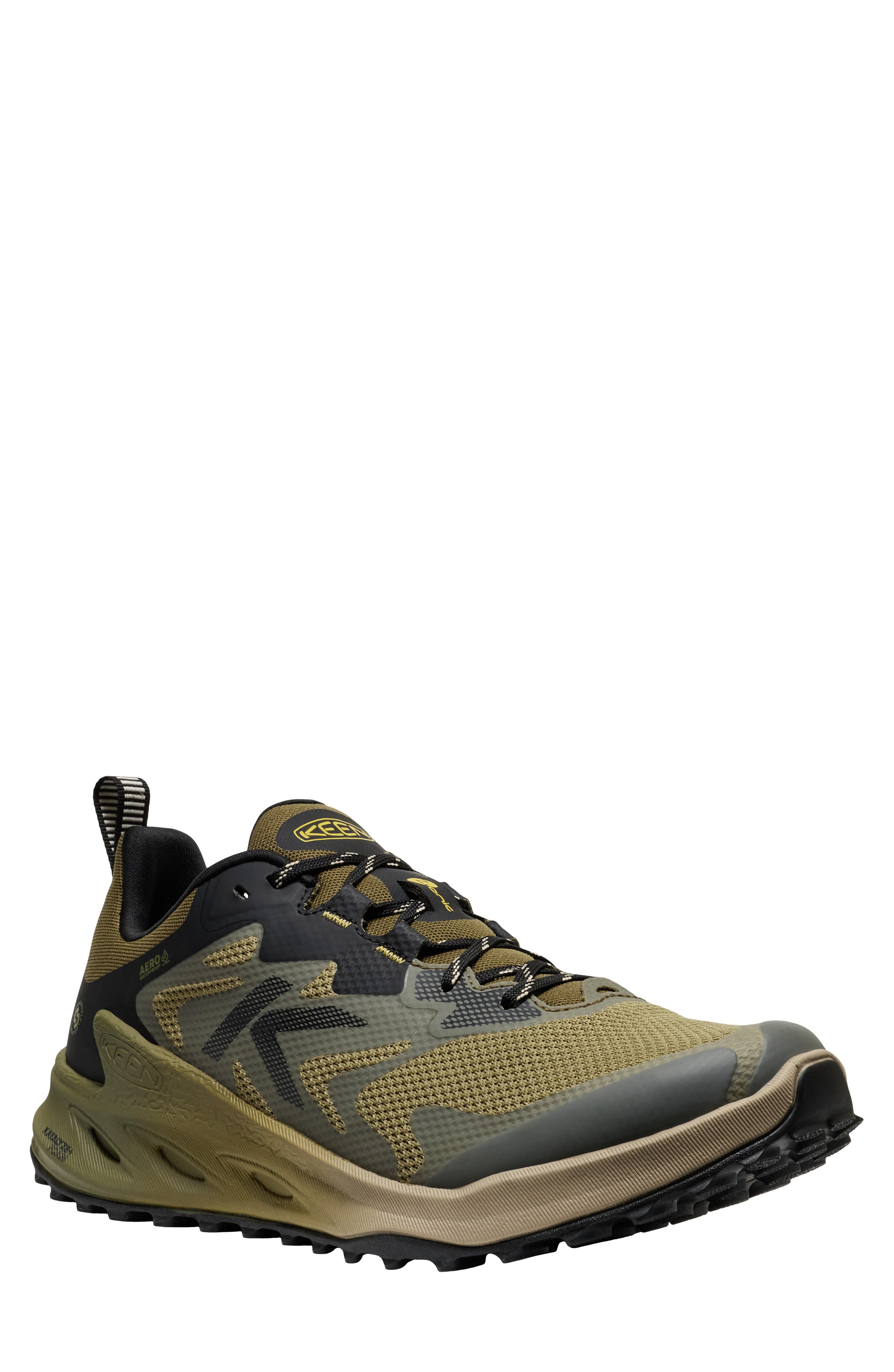 KEEN Zionic NXT Waterproof Hiking Sneaker, Main, color, Martini Olive/ Lemon Curry