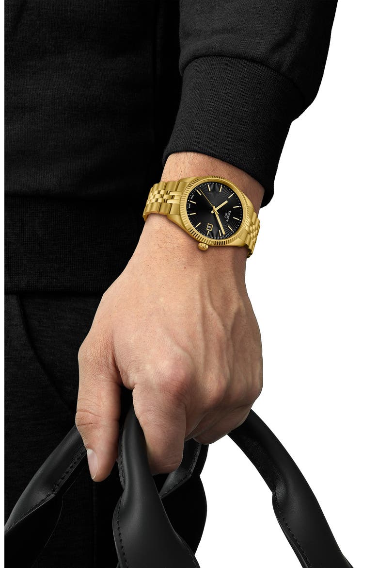Ballade Bracelet Watch, 40mm, Alternate, color, BLACK