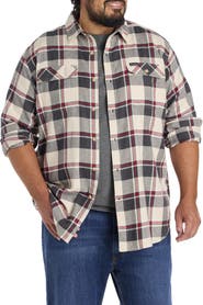 Columbia Big & Tall Flare Stretch Flannel Sport Shirt