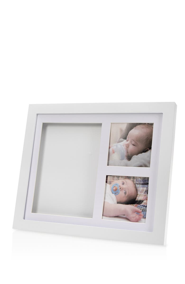 NUBY Baby Hand & Footprint Wooden Frame, Main, color,
