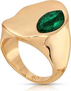 Ettika Liquid Crystal Cubic Zirconia Statement Ring