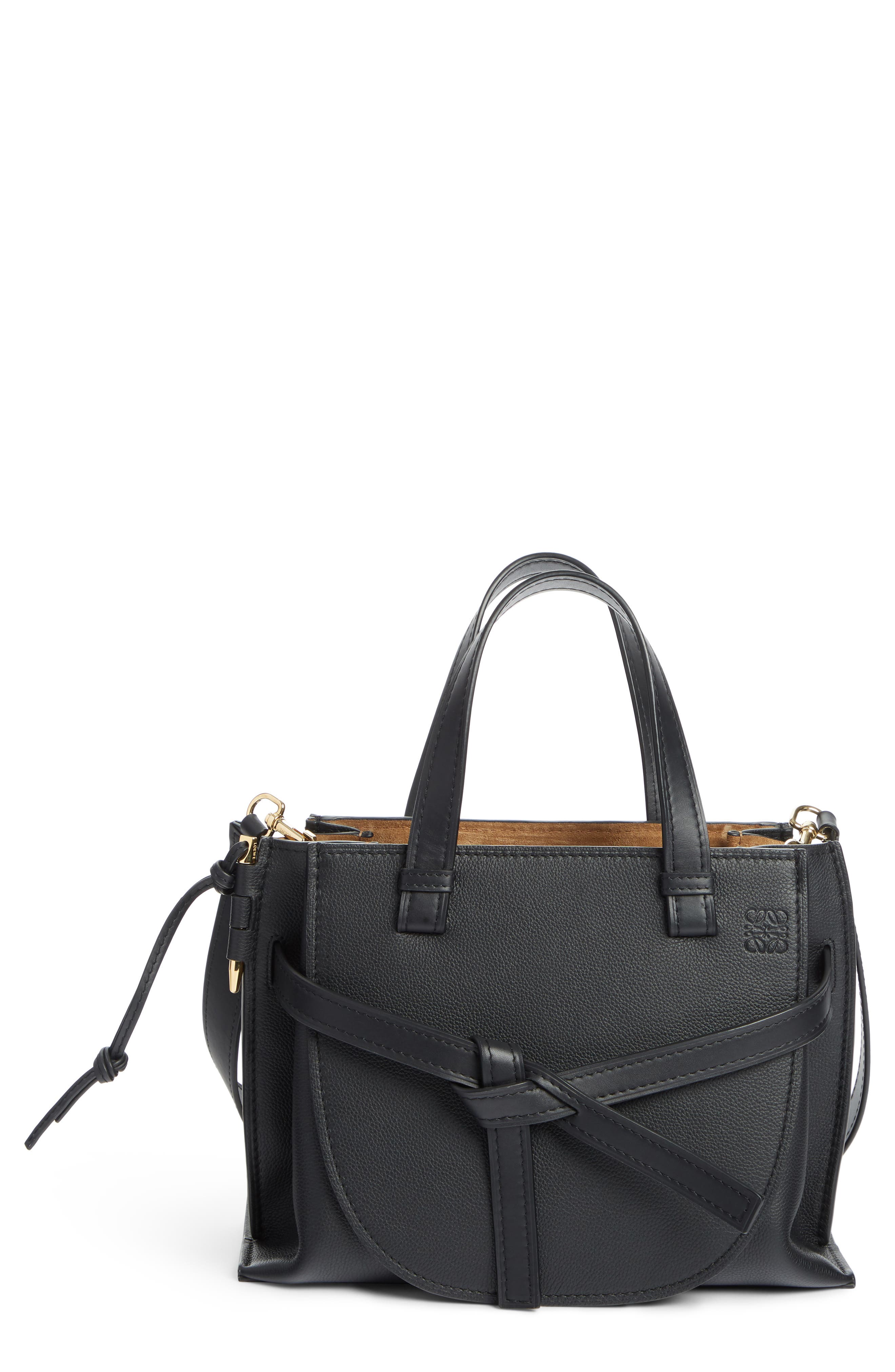 Loewe Gate Calfskin Leather Tote, Main, color, 