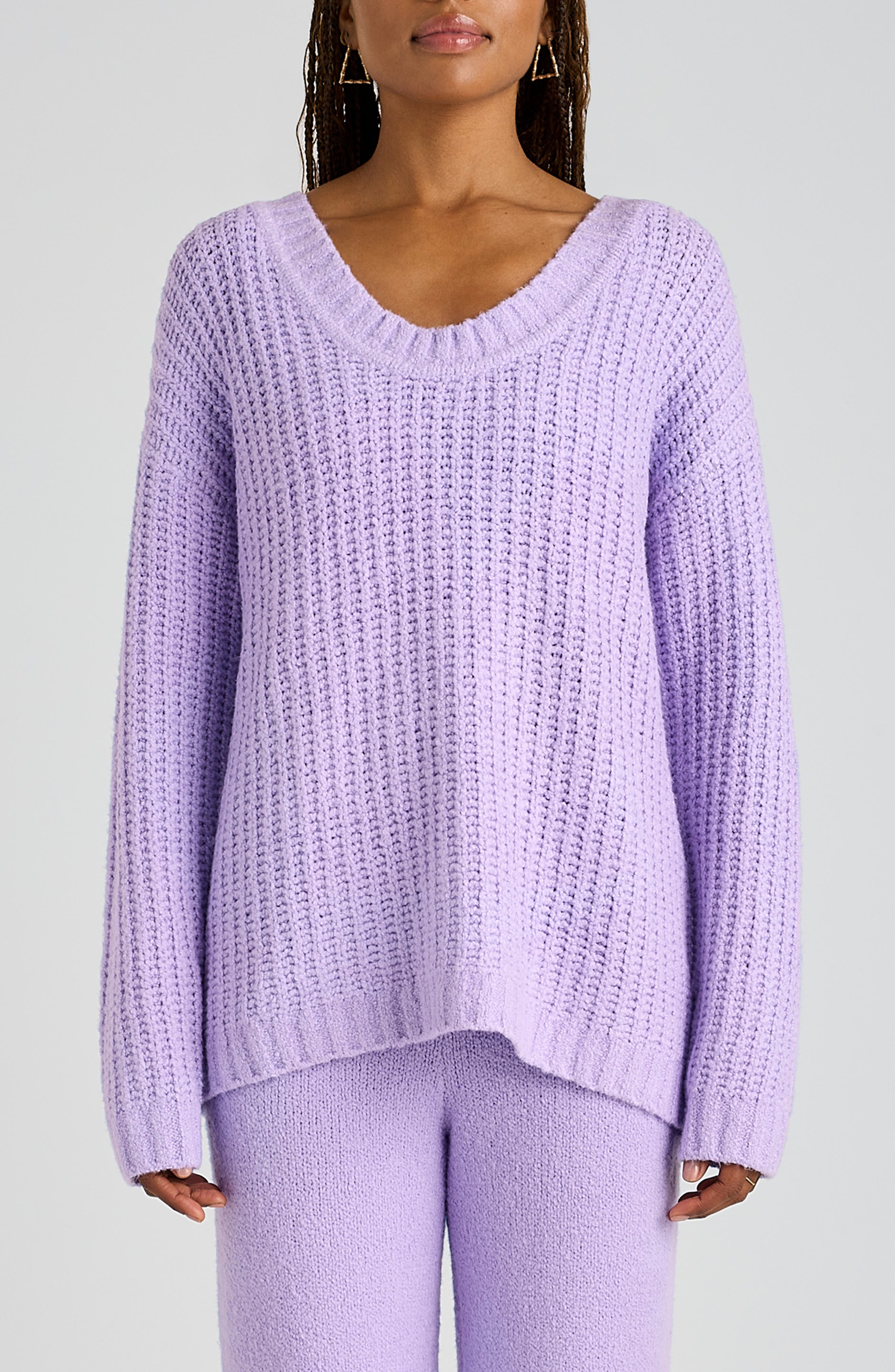 Florence by Mills Open Stitch V-Neck Pullover