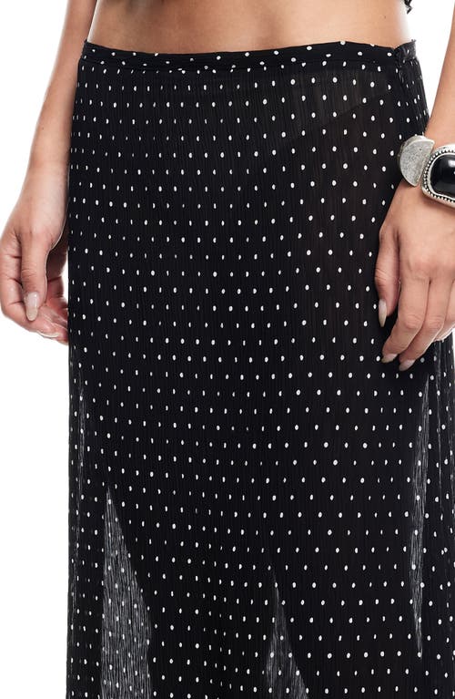 Lioness Ford Maxi Skirt Onyx Polka