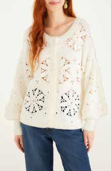FARM Rio 3D Flower Cardigan