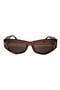 Wren 52mm Polarized Geometric Sunglasses