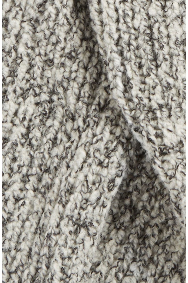 'Scrabble' Knit Scarf, Alternate, color, GREY COMBO