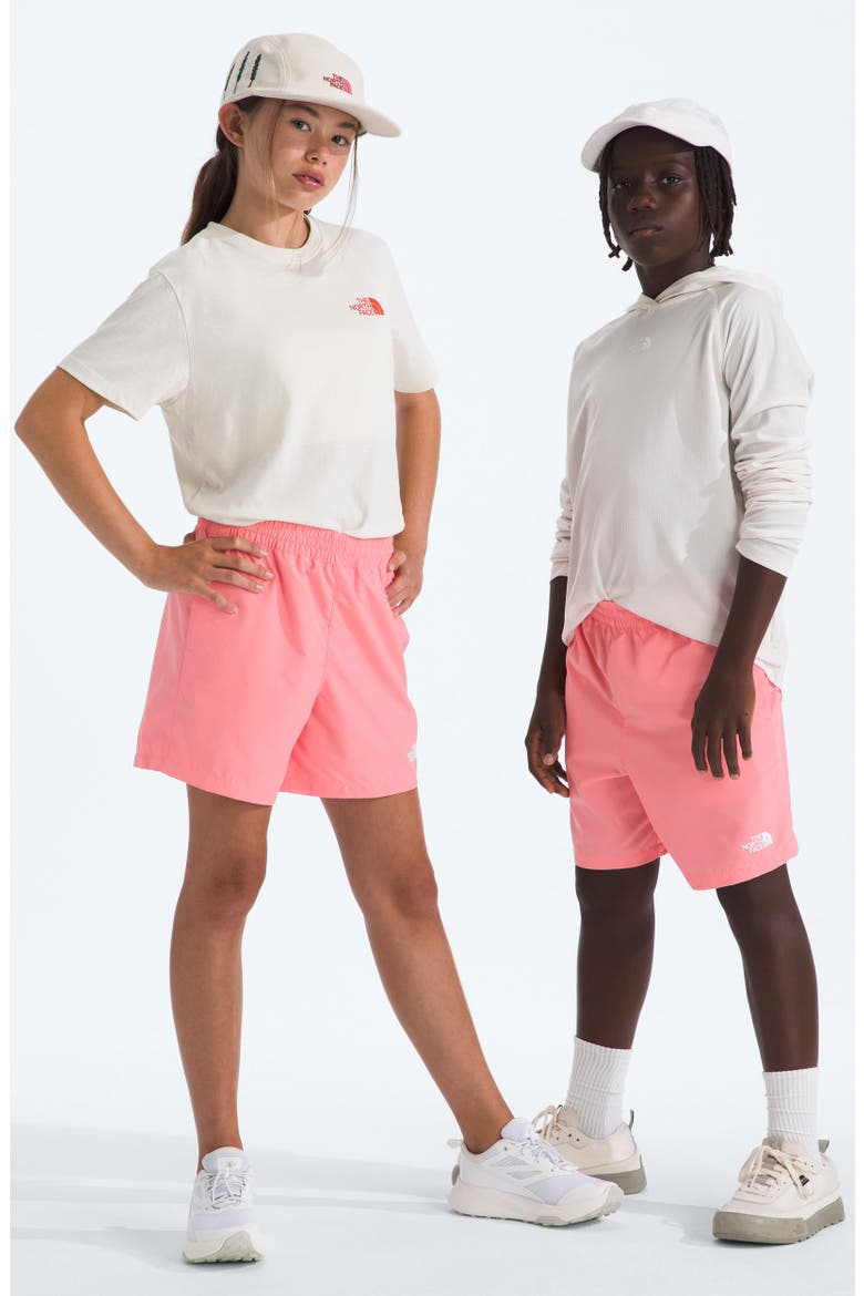 Kids' Class V FlashDry™ Shorts, Alternate, color, CORAL CRUSH LOGO WEATHER TOPO