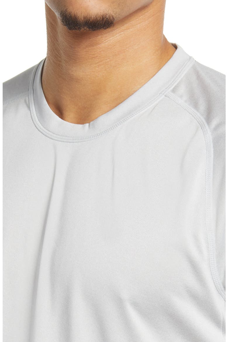 Performance T-Shirt, Alternate, color, GREY MICRO MELANGE