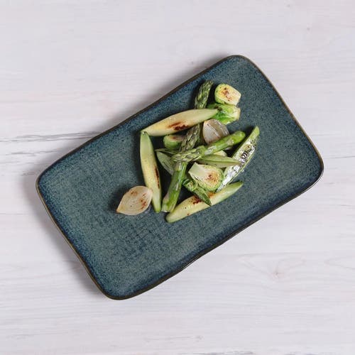 Porto Brasil Rectangular Platter Juta Medium Set Of 4 In Green