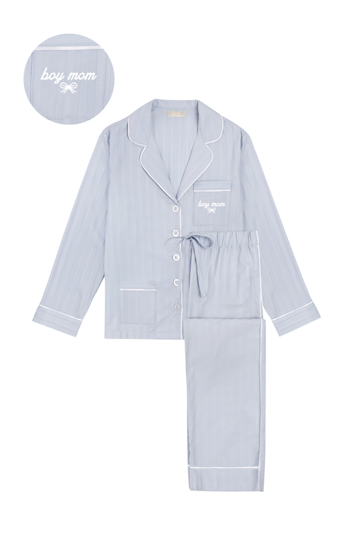 Kip. Kip Boy Mom Cotton Pajama Set