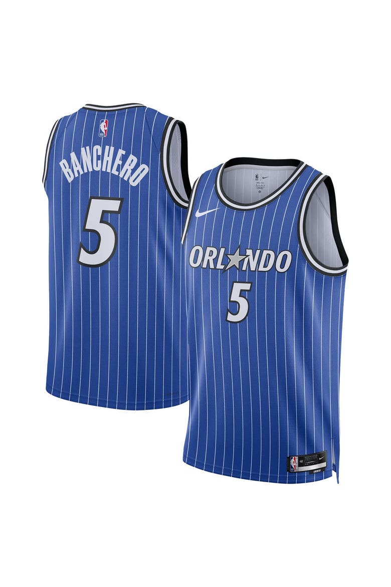 Unisex Nike Paolo Banchero Blue Orlando Magic Swingman Player Jersey - Icon Edition, Main, color, Blue