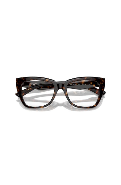 Ferrari 54mm Square Optical Glasses In Brown