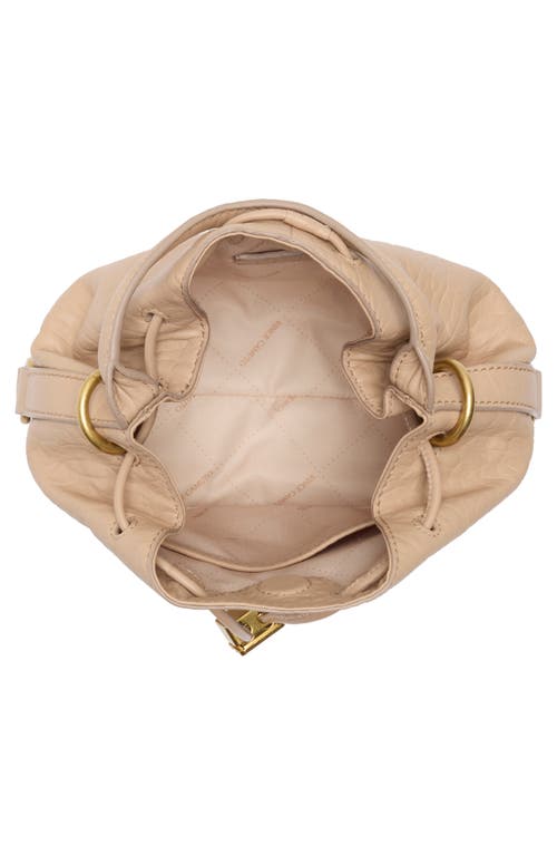Vince Camuto Pippa Leather Bucket Bag In Brown
