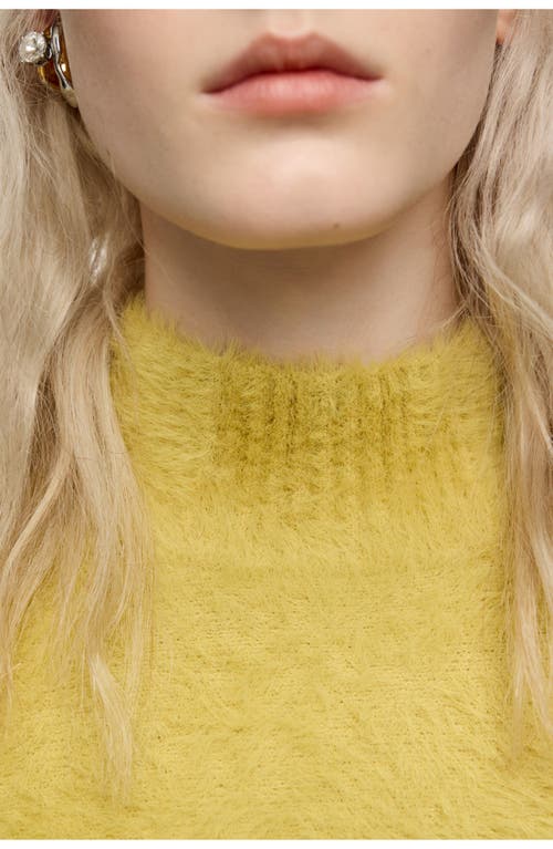 Bimba Y Lola Fur High Neck Sweater In Multi