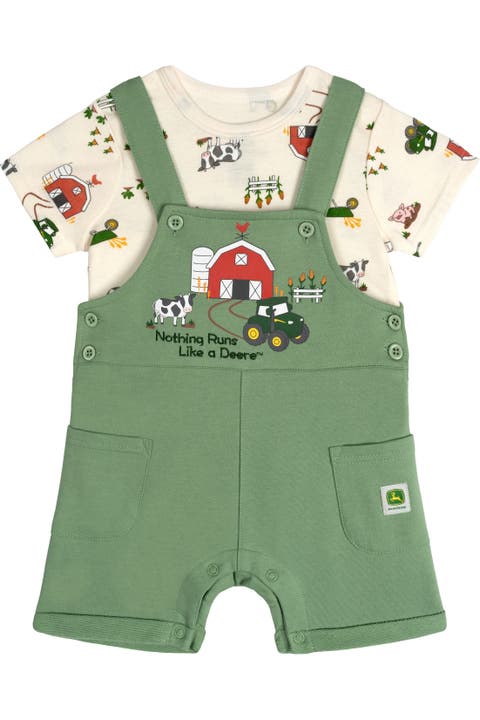 2-Piece Shortall and T-Shirt Set