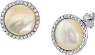 The Pearl Source White Mother of Pearl Darcie Earrings