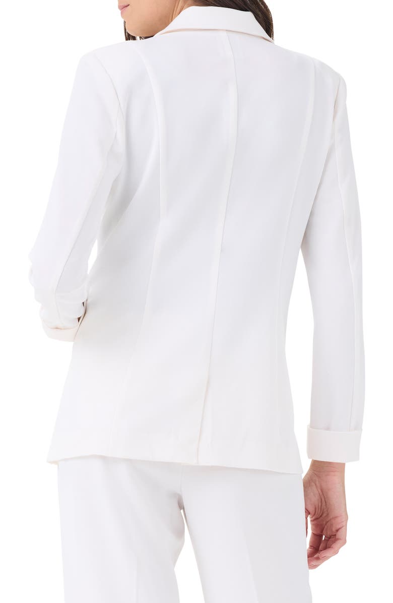 NIC+ZOE Avenue Cuffed Blazer, Alternate, color, Classic Cream
