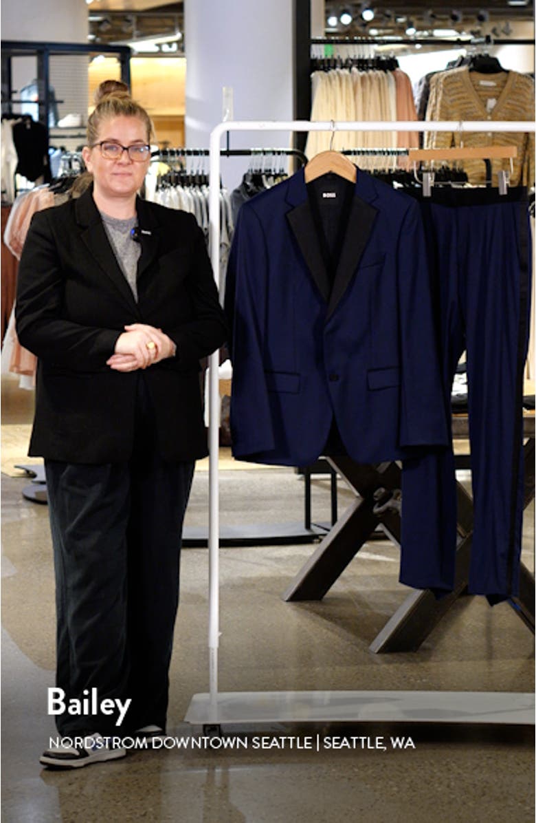 Huge Navy Wool Tuxedo, sales video thumbnail