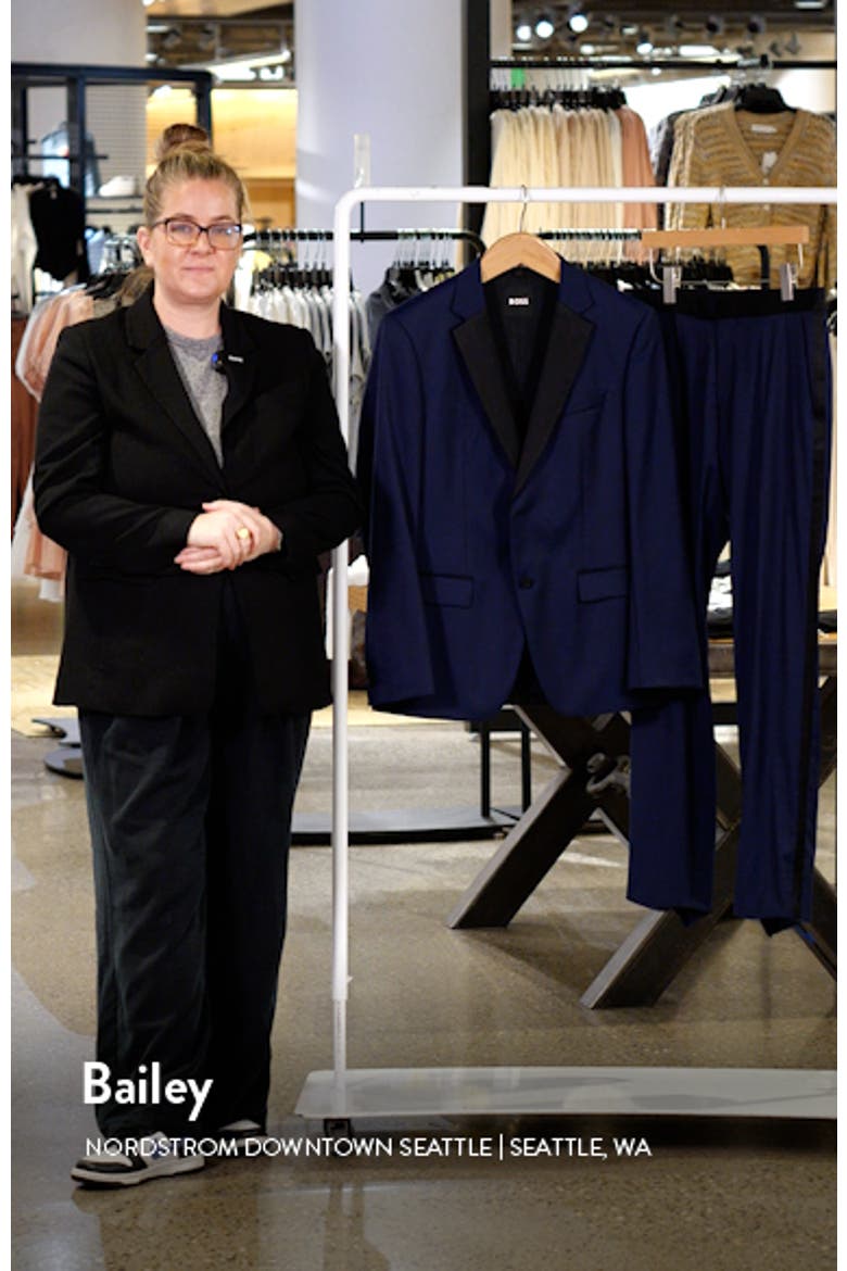 Huge Navy Wool Tuxedo video