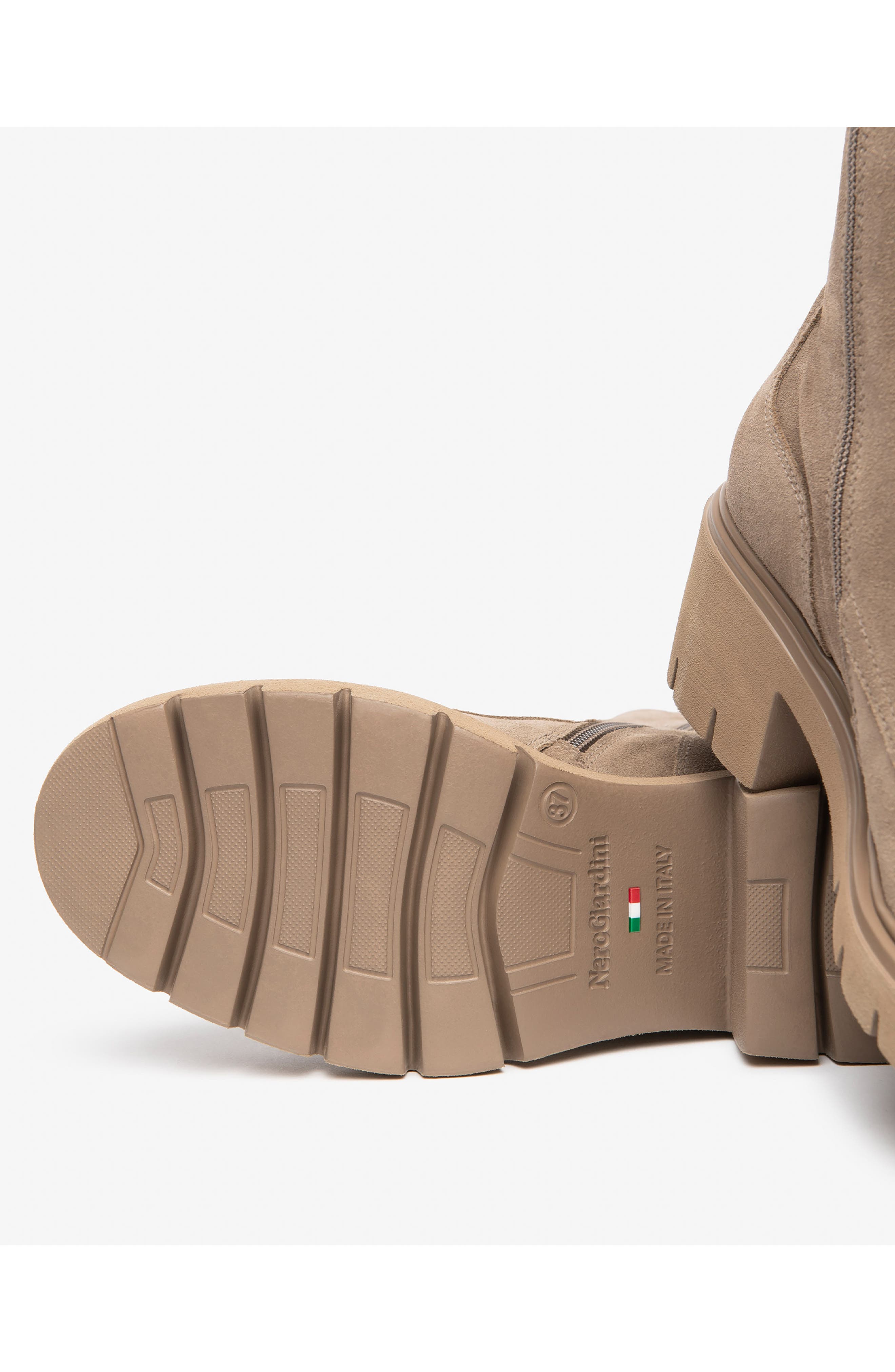Block Heel Combat Boot, Alternate, color, TAUPE