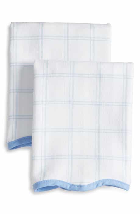 WEEZIE Set of 2 Scalloped Kitchen Towels