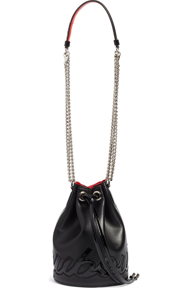 Christian Louboutin Marie Jane Calfskin Bucket Bag, Main, color,