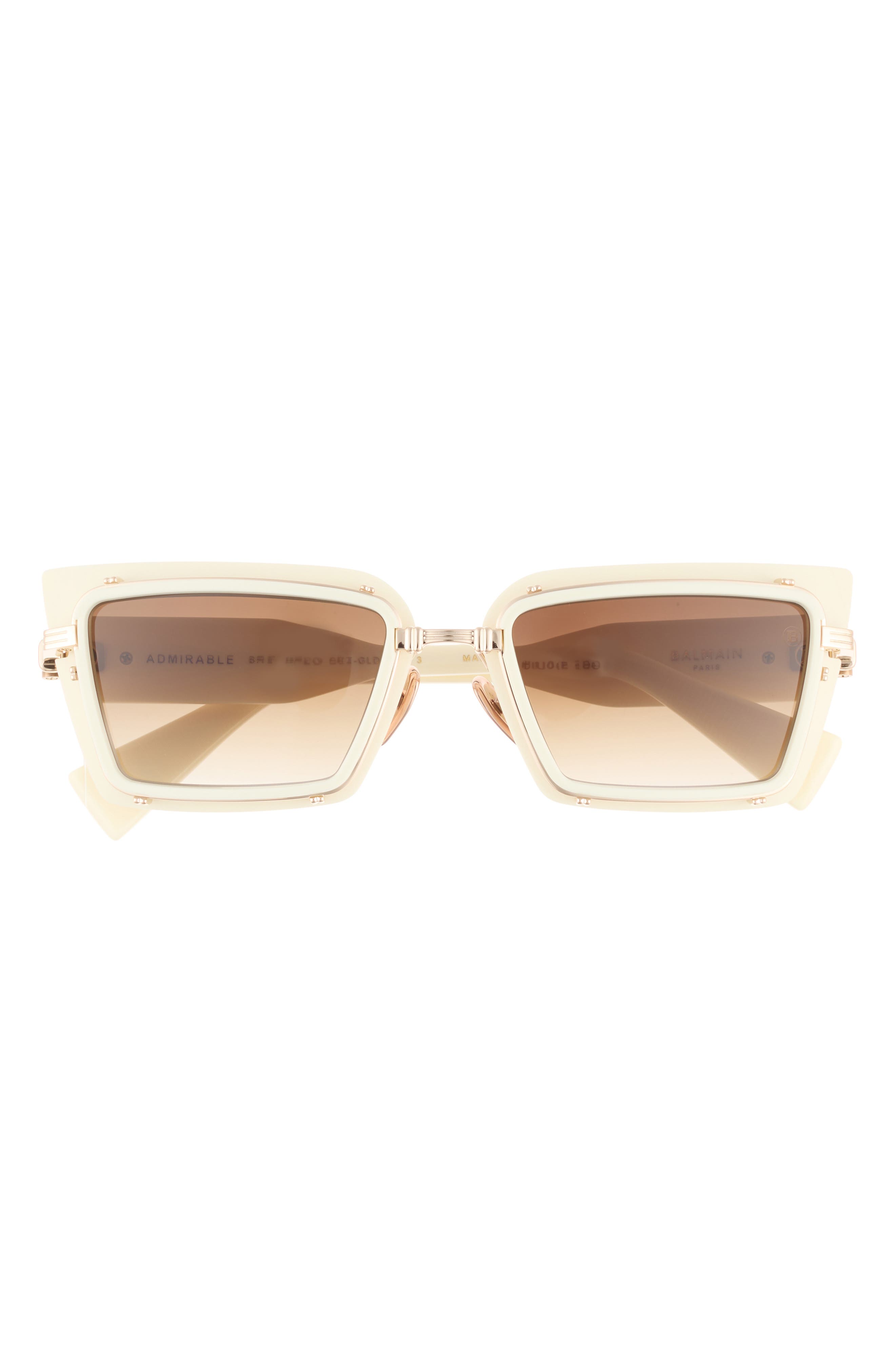 Balmain 52mm Novelty Cat Eye Sunglasses