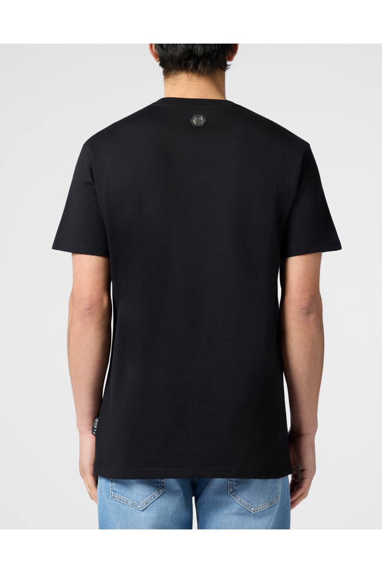 Round Neck T-Shirt Bulldog Tennis Club Men, Alternate, color, black